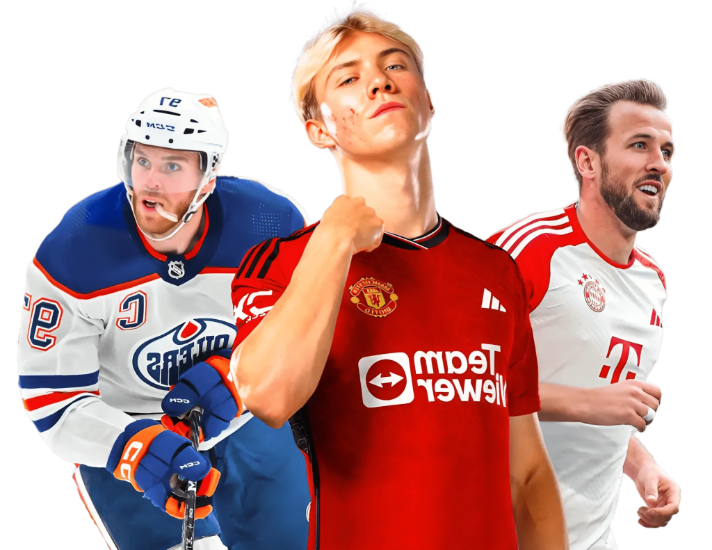 Featured football and hockey athletes
